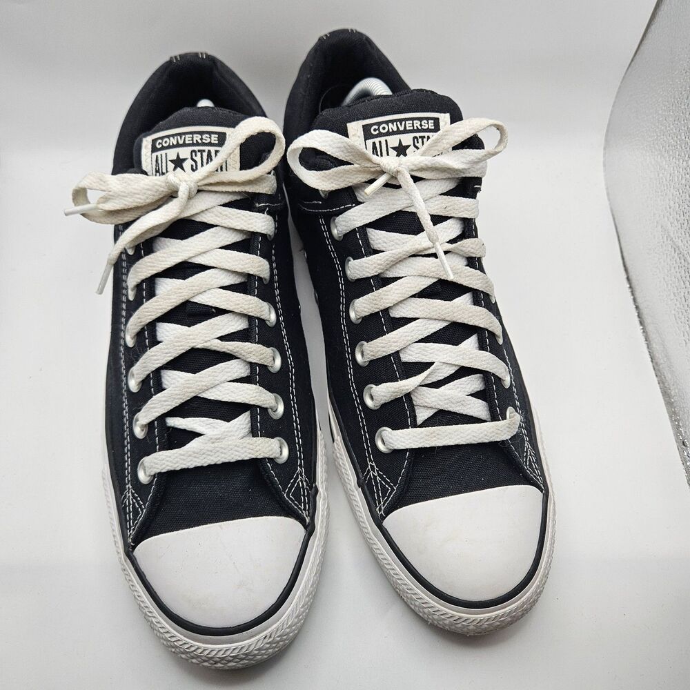 Converse Chuck Taylor All Star Low‎ Black Padded Heel Skate Alt Sneaker Size M11